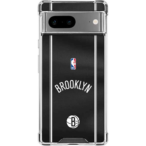 NBA Brooklyn Nets Jersey Google Pixel 8 Clear Case